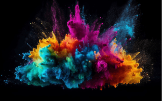 Dynamic paint photography